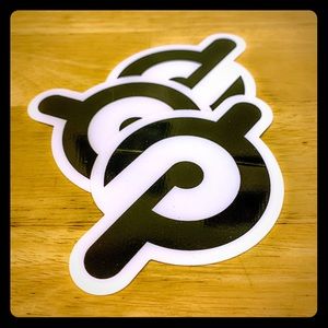 One Peloton decal sticker